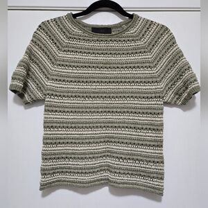 Zara NWOT Knit Short Sleeve Jumper Shirt